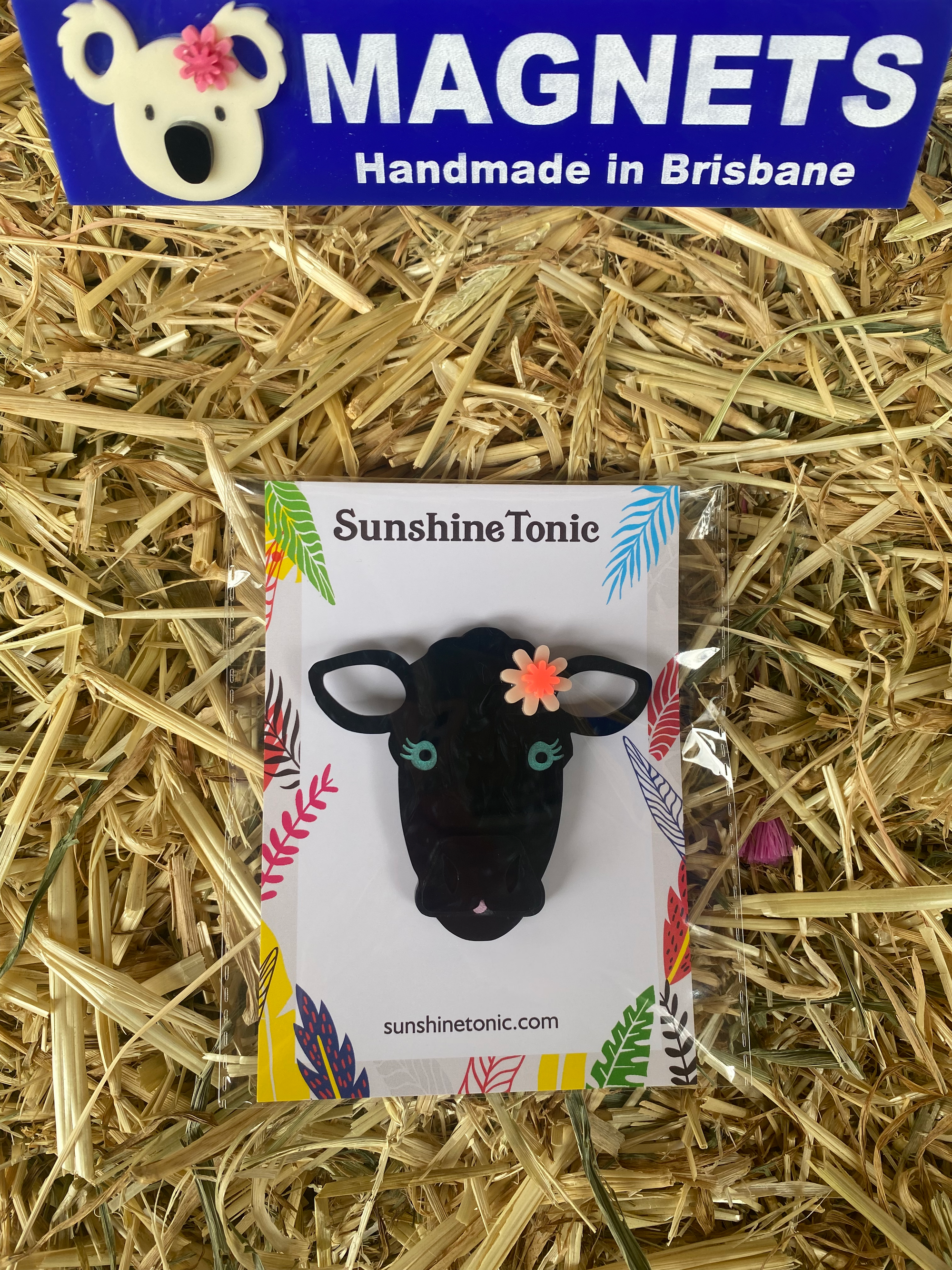 Acrylic Magnet Cow