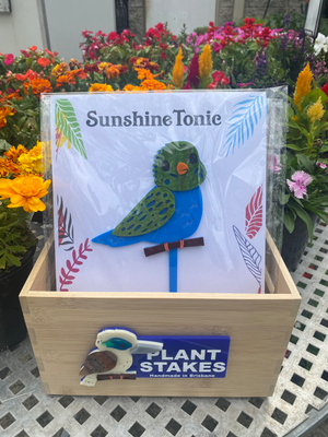 Acrylic Plant Stake Budgie