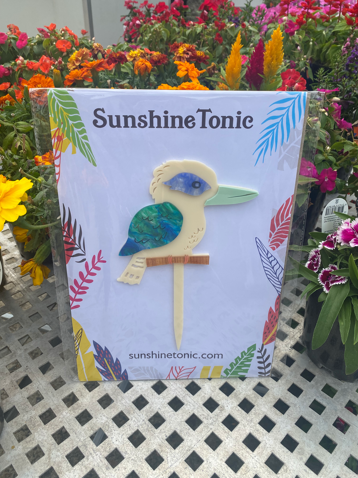Acrylic Plant Stake Kookaburra