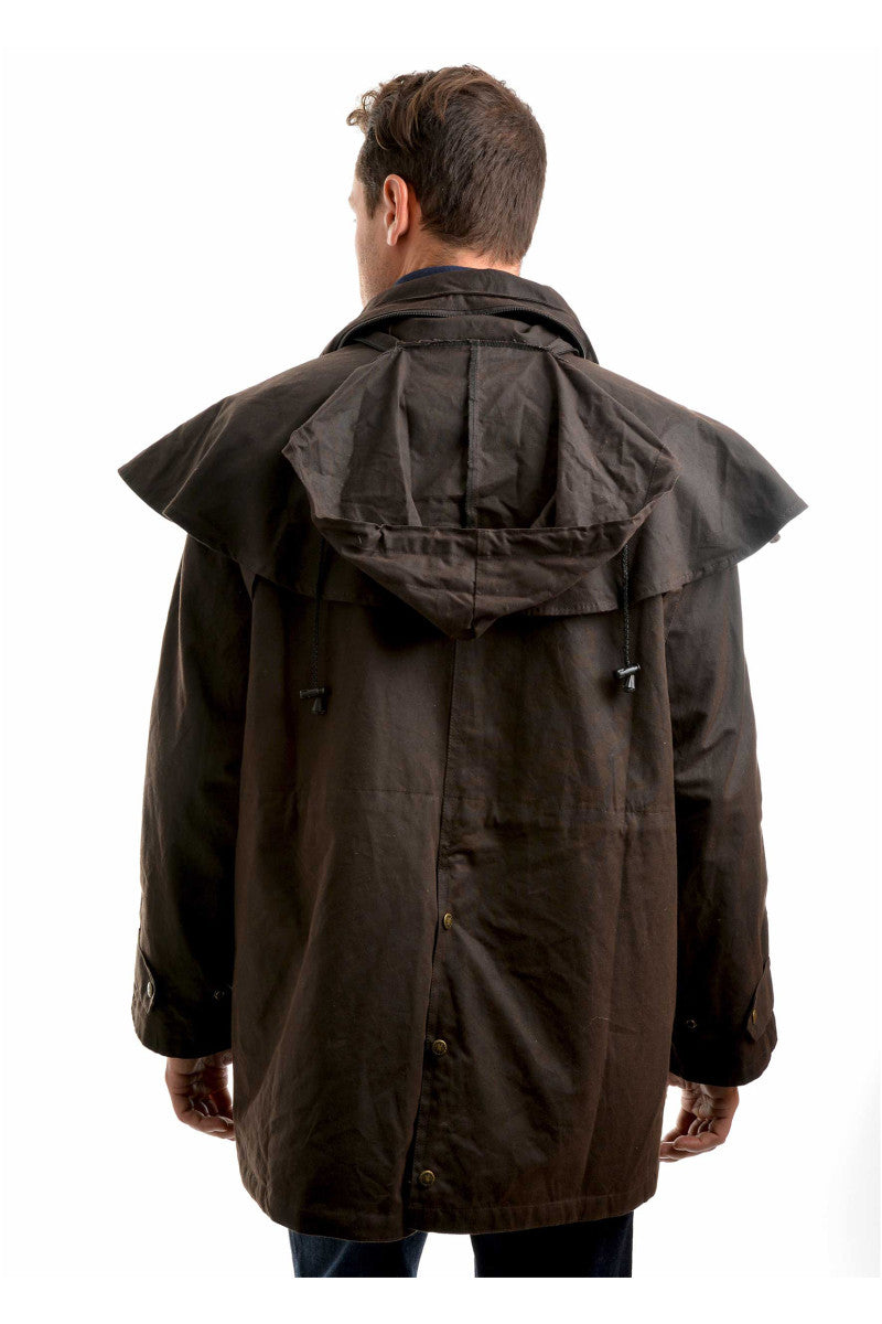 Thomas Cook High Country Oilskin Short Coat