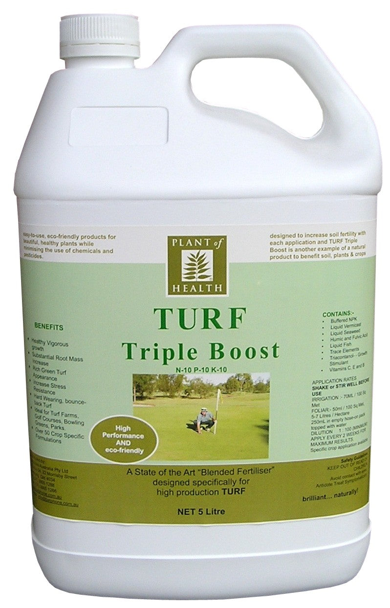 Plant of Health Turf Triple Boost Liquid Fertiliser