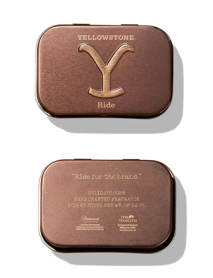 Tru Western Yellowstone RIDE Solid Cologne in Tin