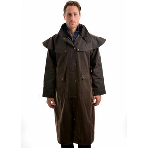 Thomas Cook High Country Oilskin Coat Long