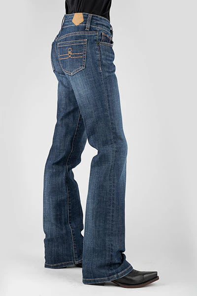 Tin Haul Womens Denim 280 Rosie Boot Cut Jeans