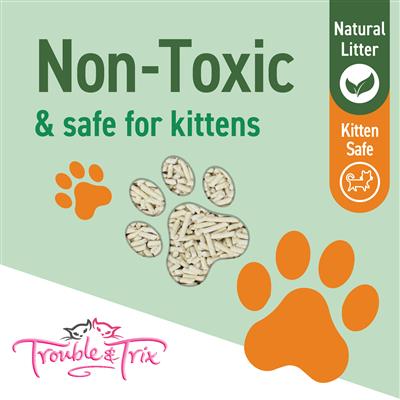 Trouble and Trix Natural Cat Litter Pellets