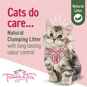 Trouble and Trix Natural Cherry Blossom Cat Litter Pellets