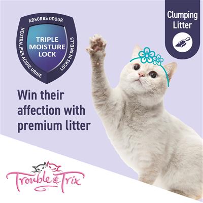 Trouble and Trix Ultra-Scoop Clumping Cat Litter