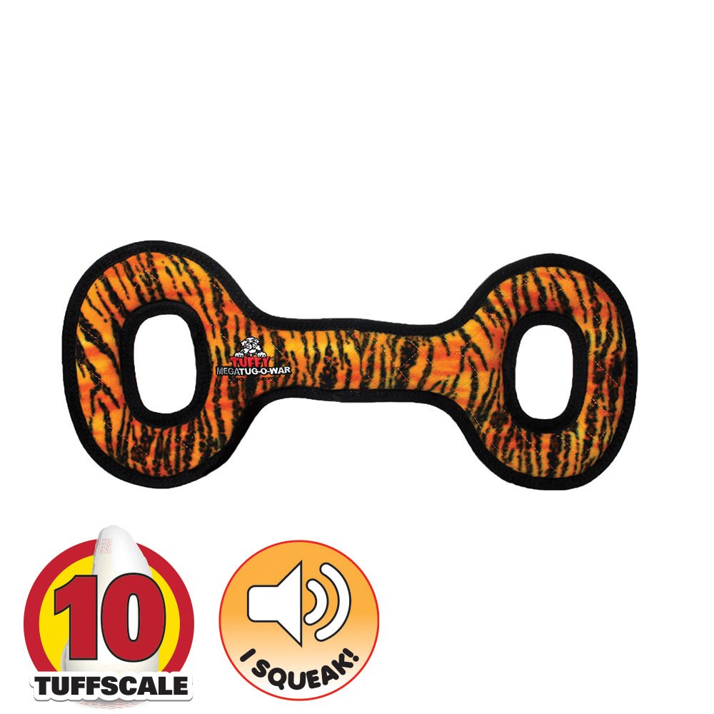 Tuffy Mega Tug Oval Tiger
