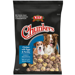 VIP Chunkers Chicken with Eggs and Parsley Dog Food