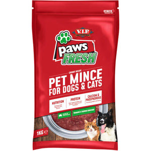 VIP Paws Fresh Adult Chilled Fresh Dog and Cat Food Lean Mince