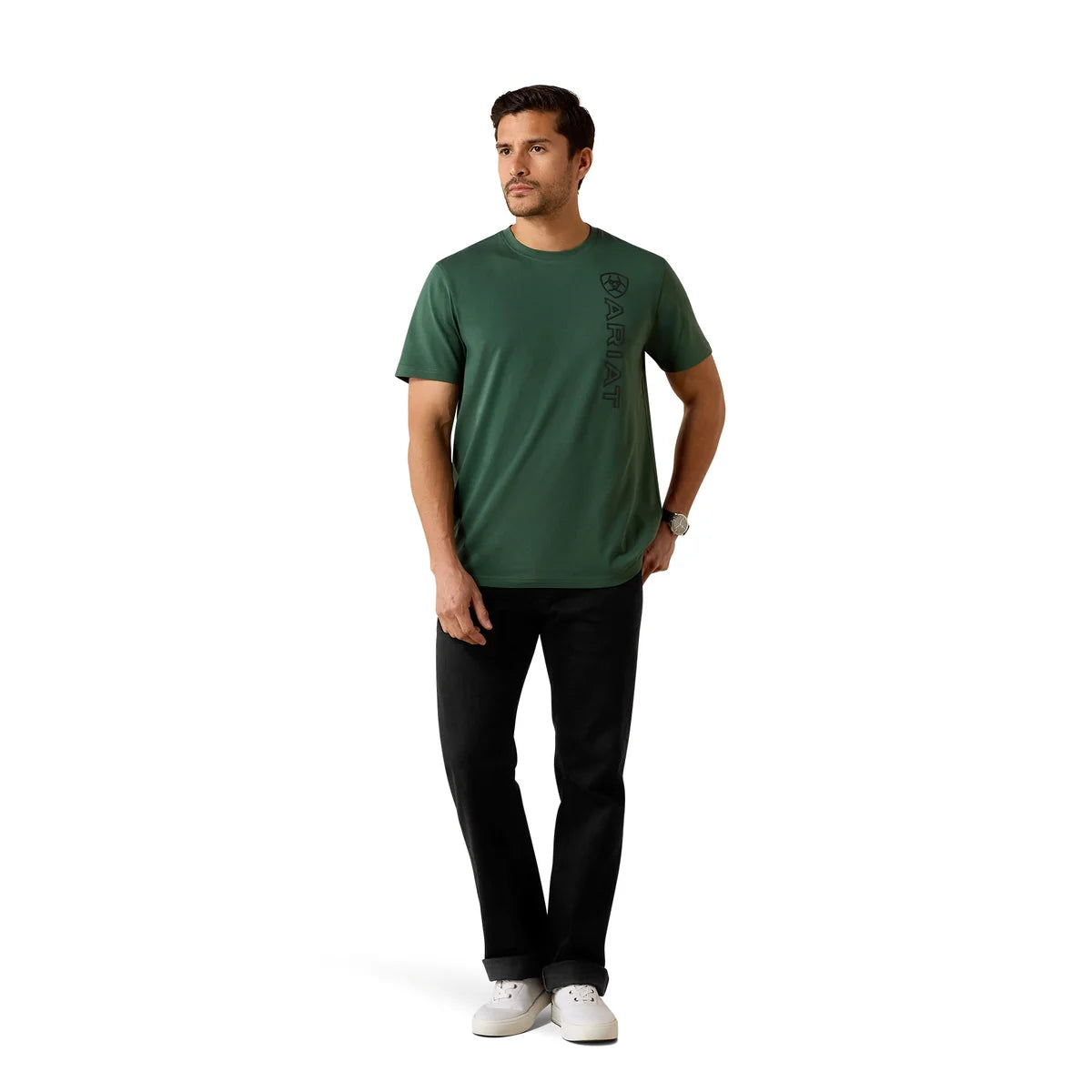 Ariat Mens Vertical Logo Tee