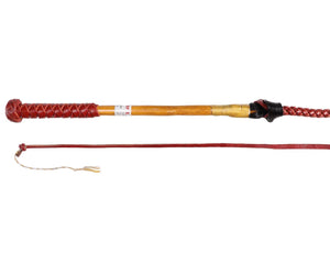 Stockmaster Redhide Yard Whip 4ft x 4 Plait