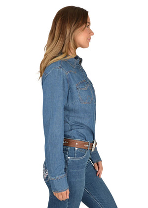 Wrangler Womens Jay Long Sleeve Shirt
