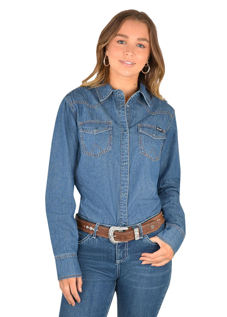 Wrangler Womens Jay Long Sleeve Shirt