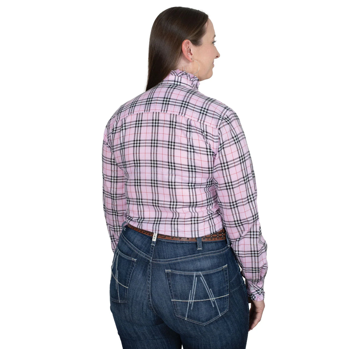 Just Country Womens Abbey Frills Full Button Workshirt