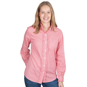 Just Country Womens Abbey Frills Full Button Workshirt