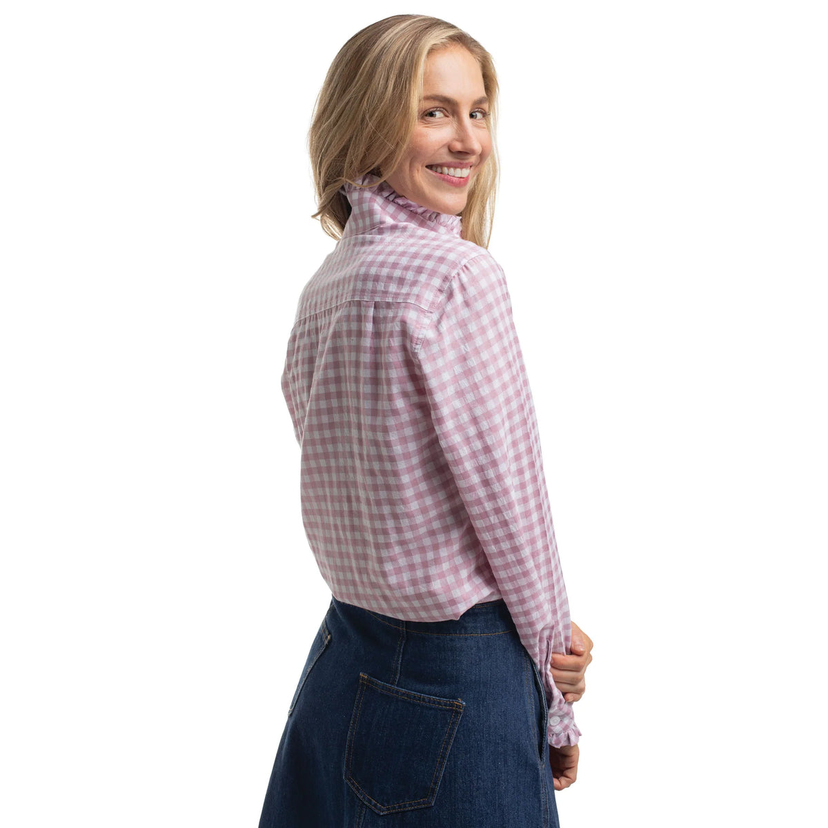 Just Country Womens Abbey Frills Full Button Workshirt