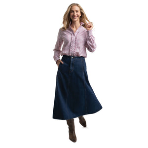 Just Country Womens Abbey Frills Full Button Workshirt