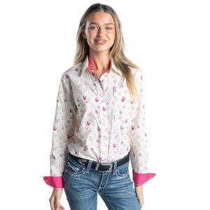 Just Country Womens Abbey Full Button Workshirt