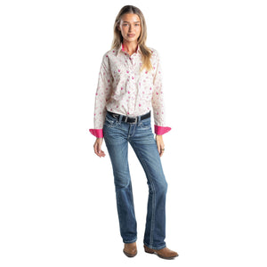 Just Country Womens Abbey Full Button Workshirt