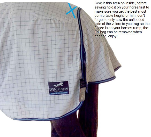 Wild Horse Ripstop Insect Control Tail Bag