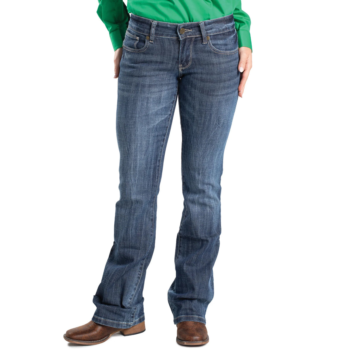 Tin Haul Womens Denim 280 Rosie Boot Cut Jeans