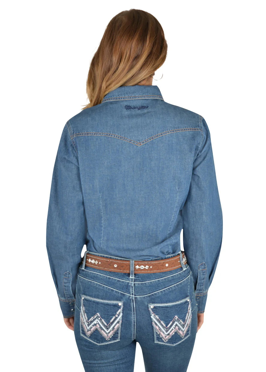 Wrangler Womens Jay Long Sleeve Shirt