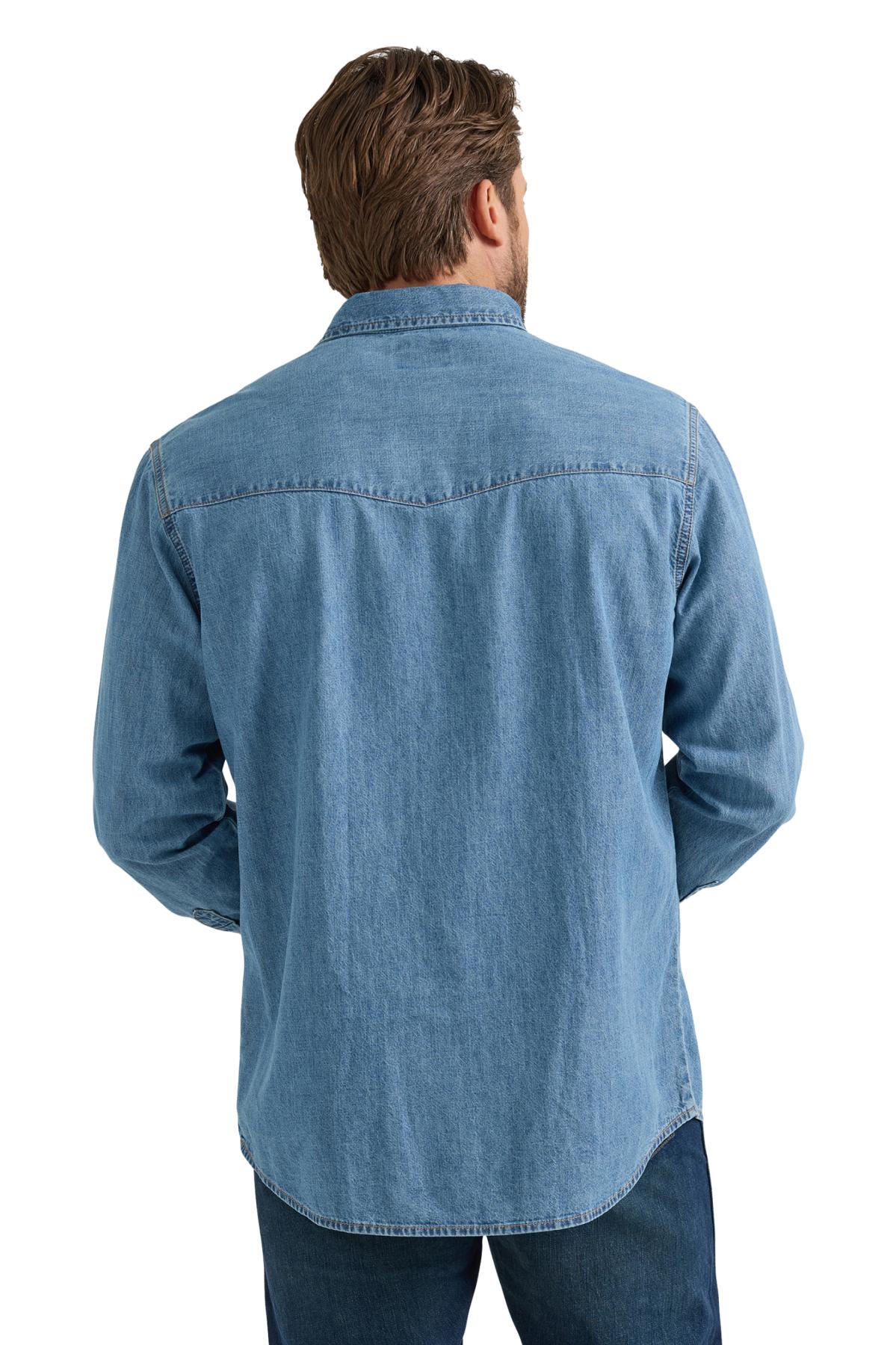 Wrangler Mens Classic Fit Denim Shirt