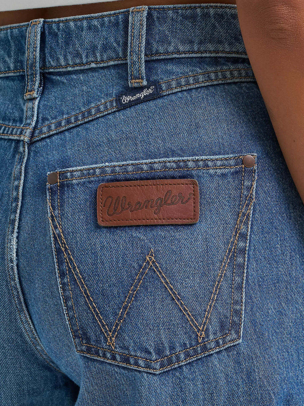 Wrangler Womens Bailey High Rise Wide Leg Jean