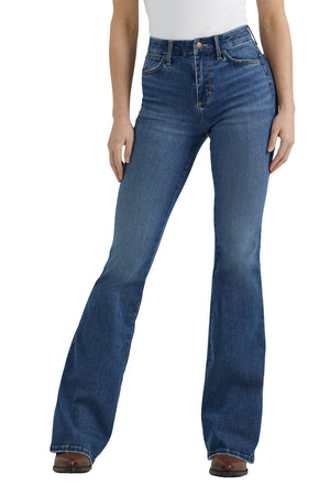 Wrangler Womens Hi-Rise Bespoke Flare Jean