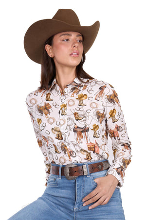 Wrangler Womens Marilyn Long Sleeve Shirt