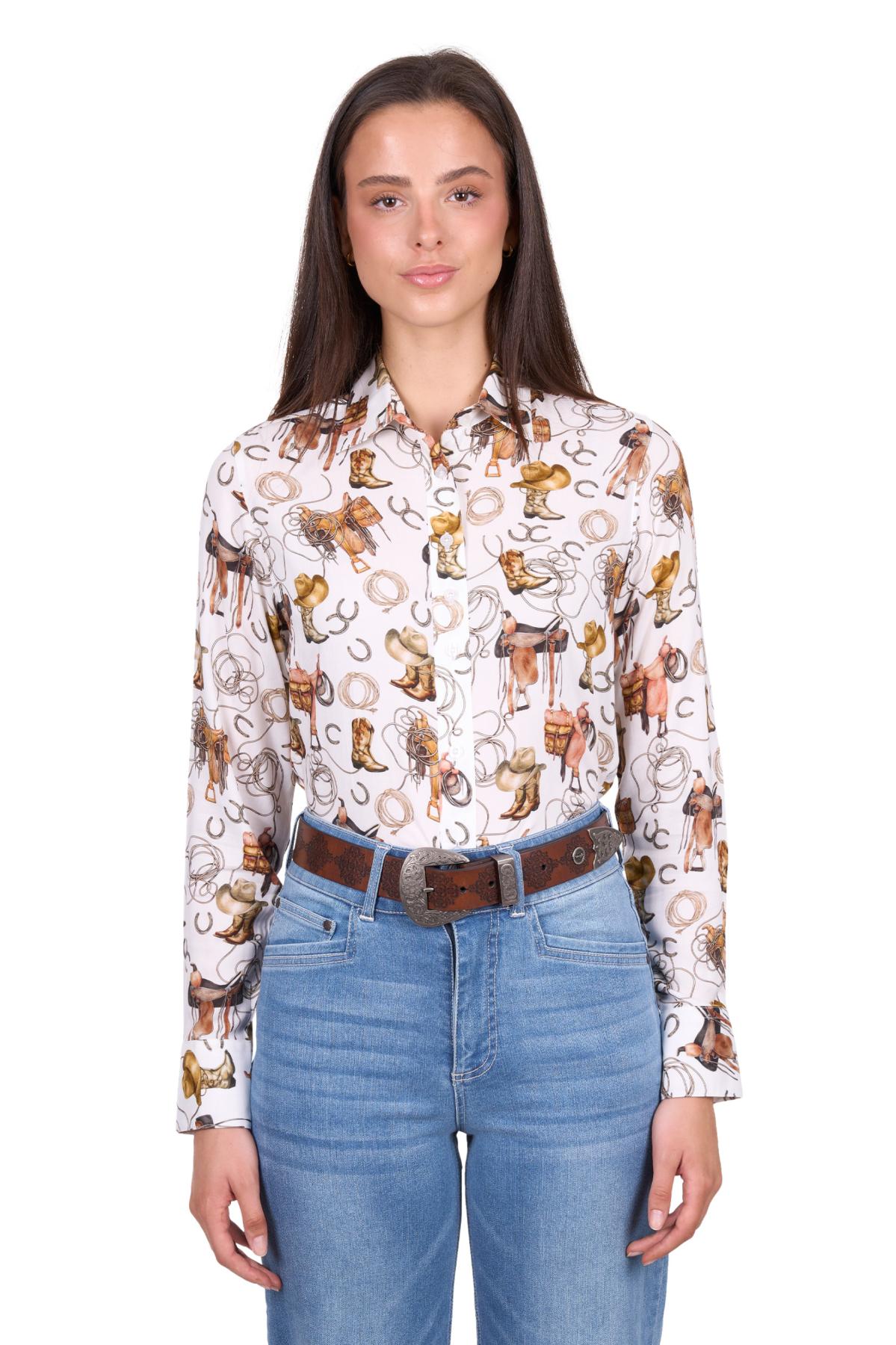 Wrangler Womens Marilyn Long Sleeve Shirt