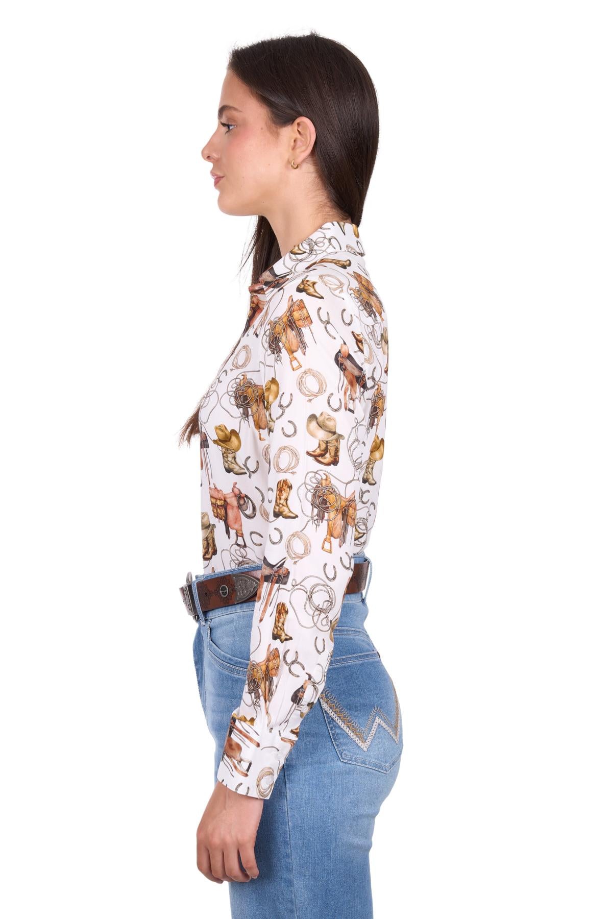 Wrangler Womens Marilyn Long Sleeve Shirt