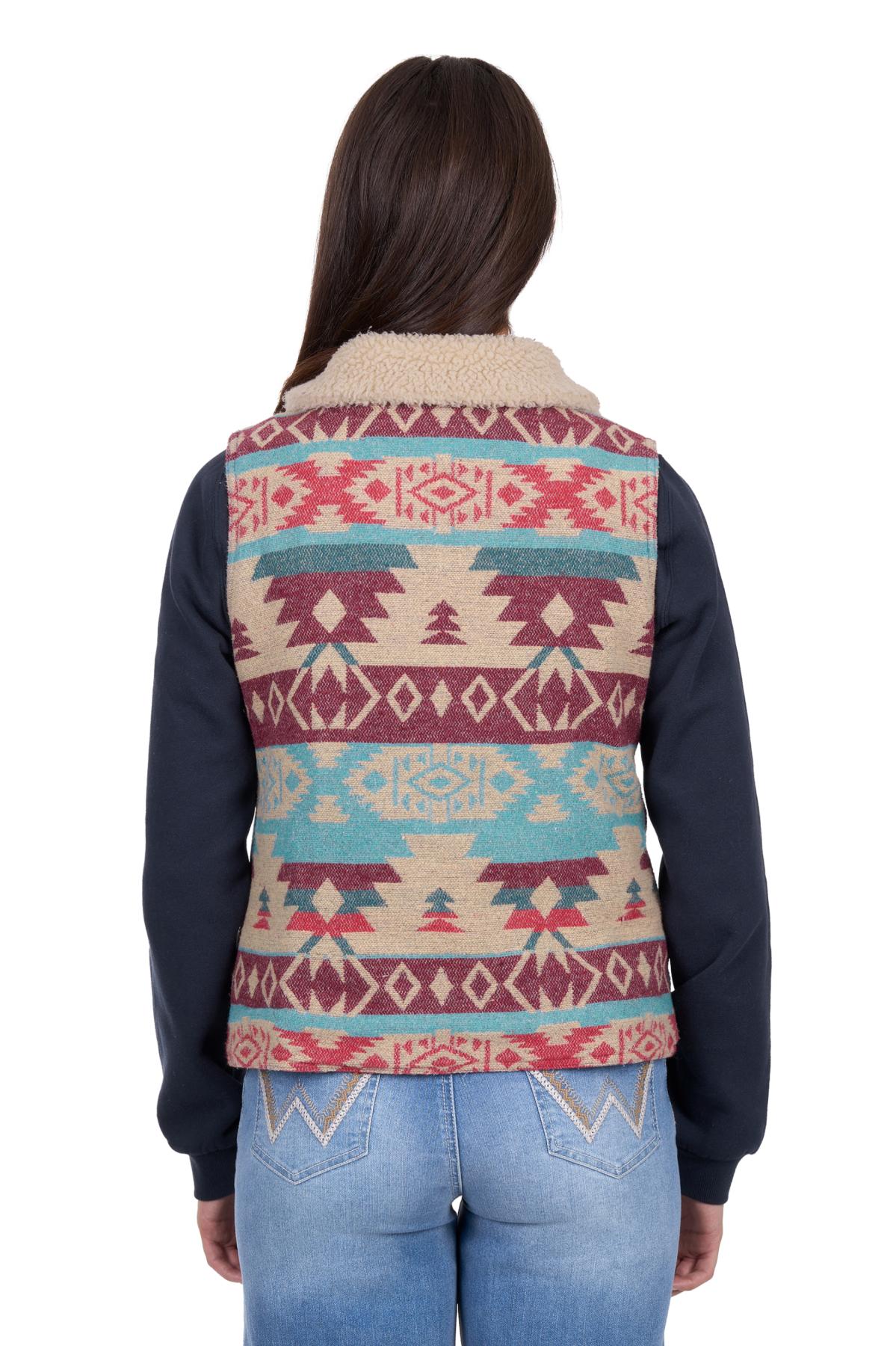 Wrangler Womens Dixie Denim Reversible Vest