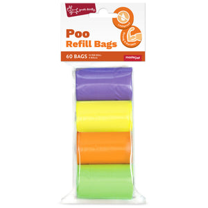 Yours Droolly Dog Waste Refill Bags 60 Bags