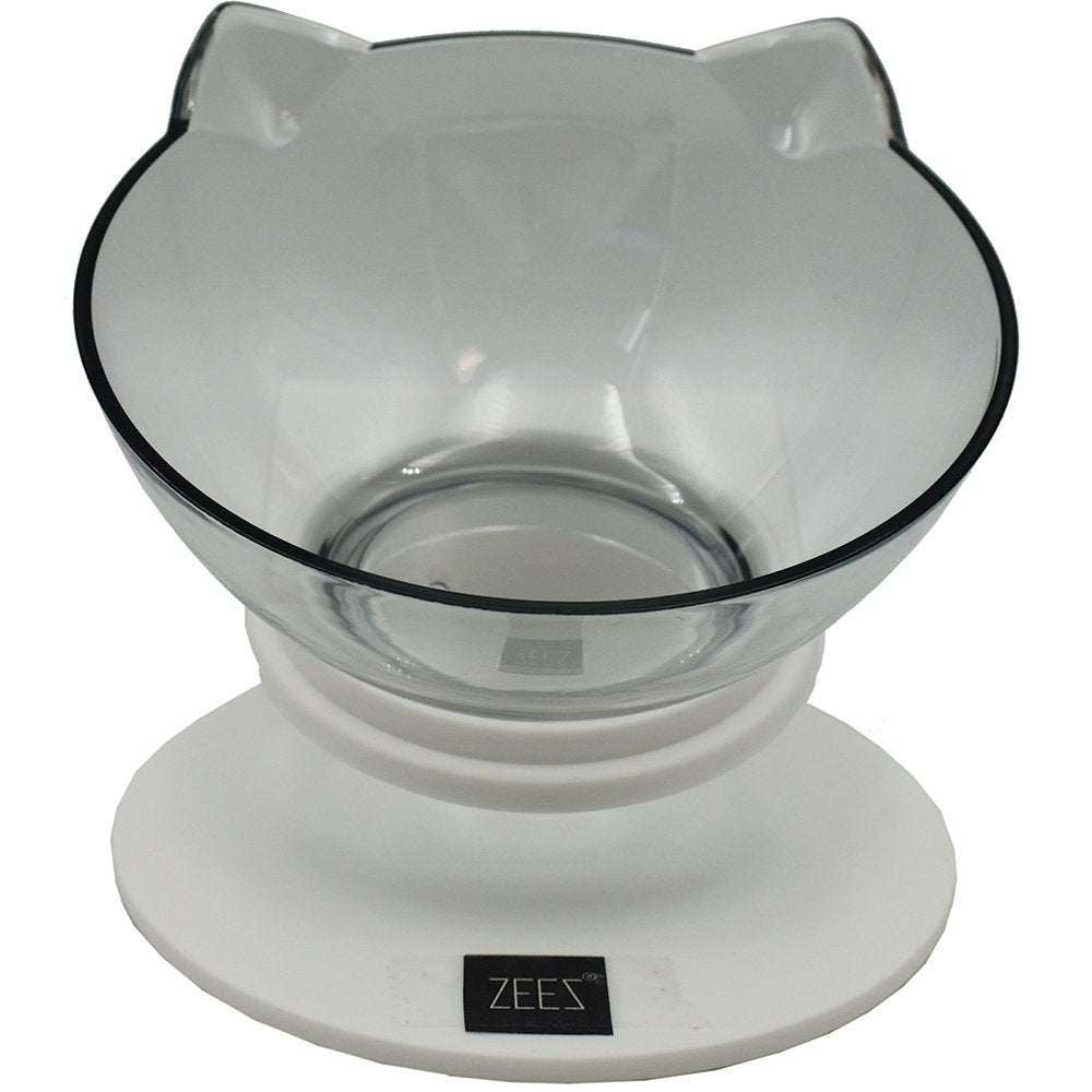 ZEEZ Elevated Tilted Cat Bowl