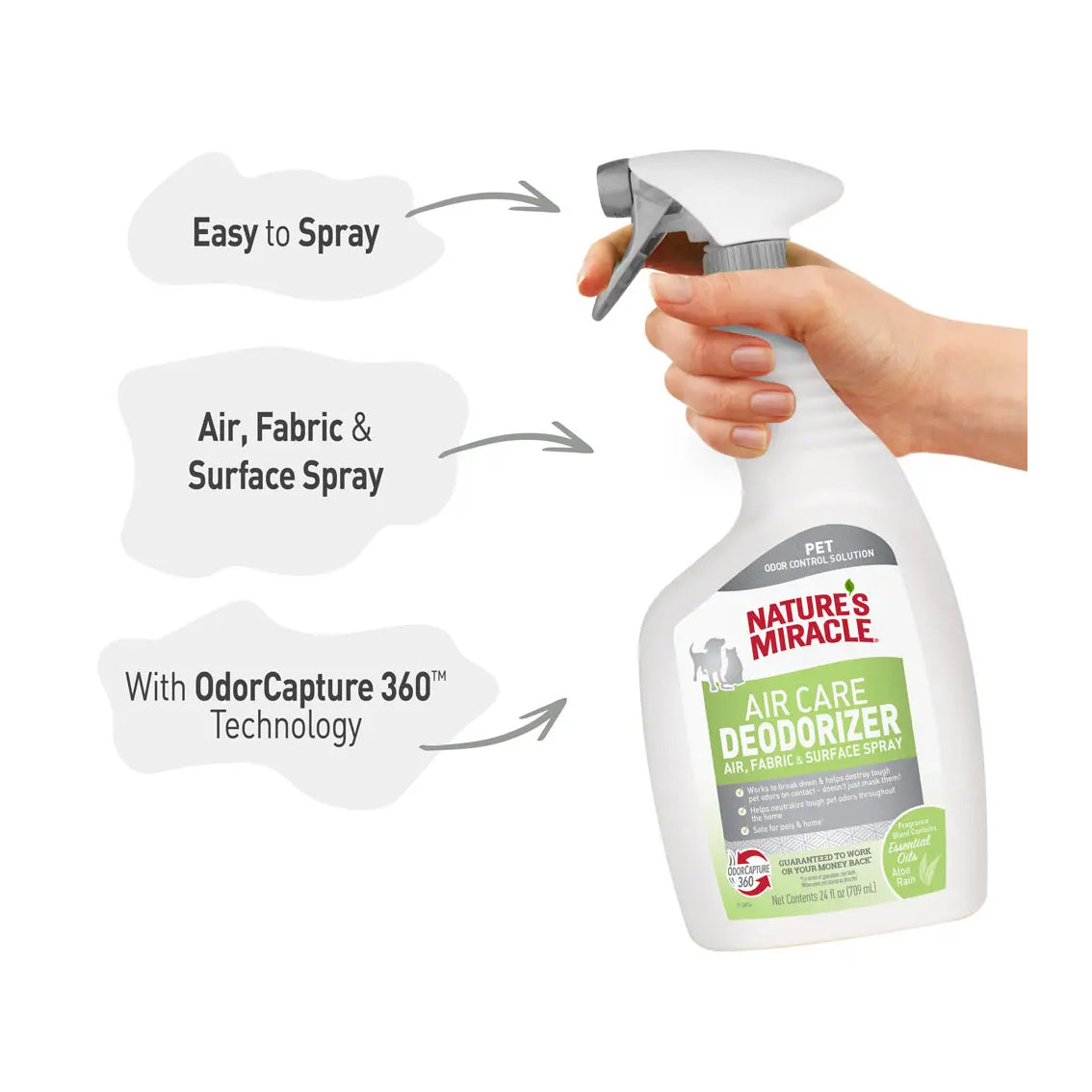 Natures Miracle Air Care Deodorizer Aloe Rain