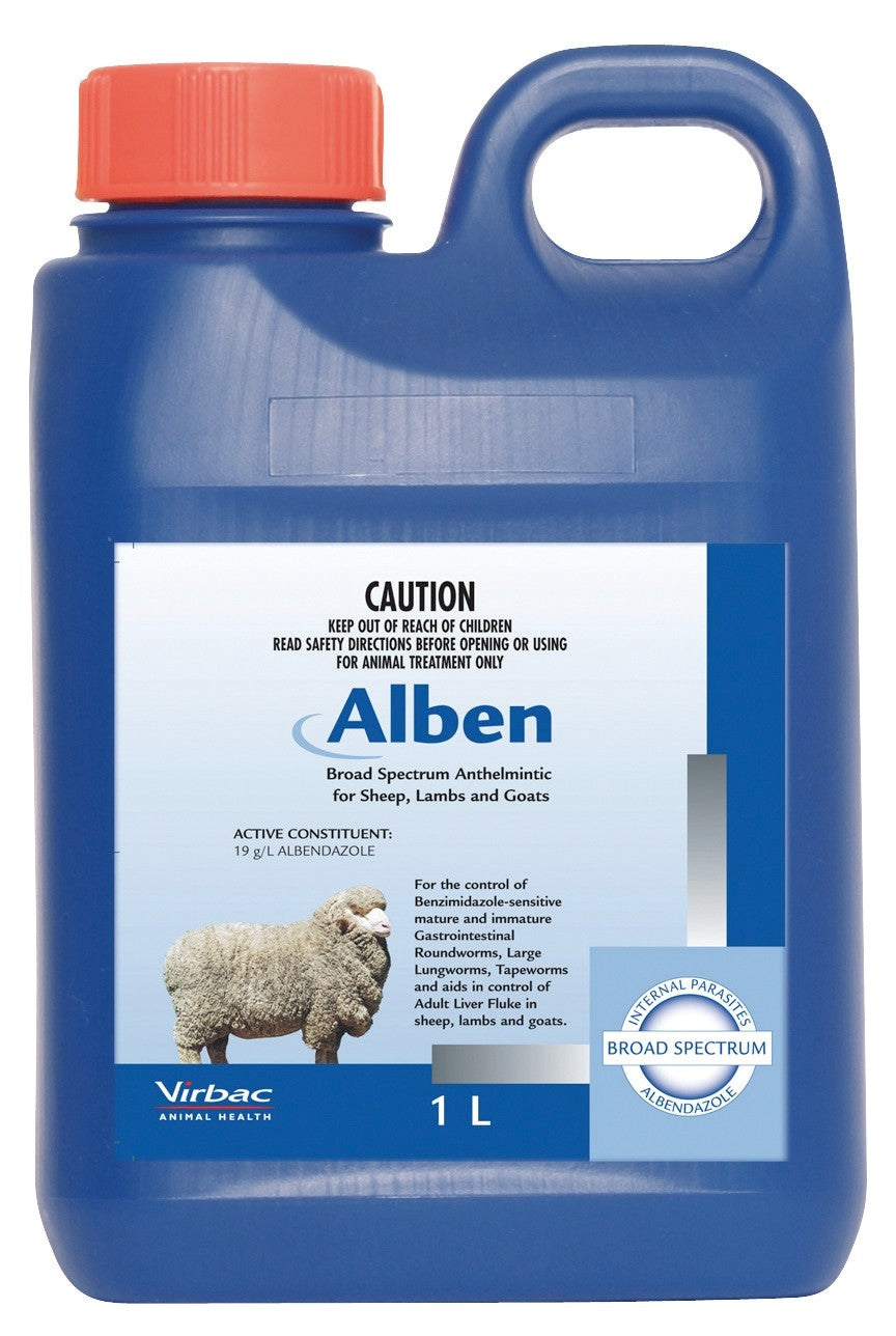 Virbac Alben Drench for Sheep Lambs and Goats