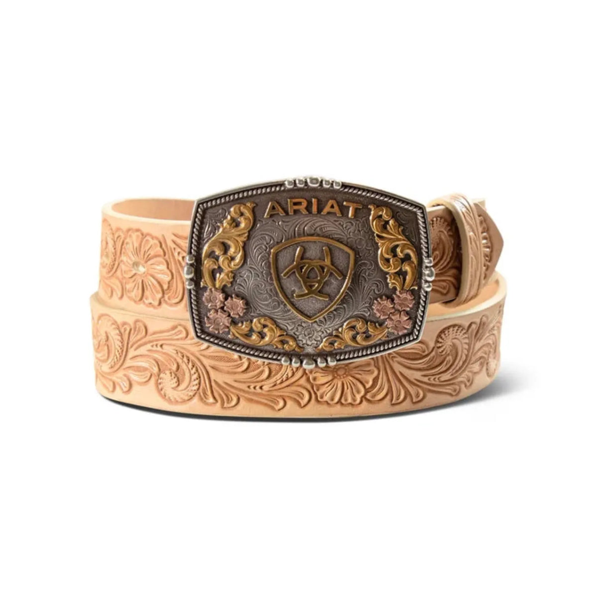 Ariat Womens Floral Embossed Belt