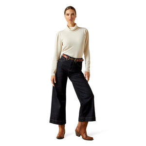 Ariat Womens Ultra High Rise Countryside Wide Crop Jean