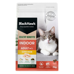 Black Hawk Healthy Benefits Adult Cat Indoor Dry Food