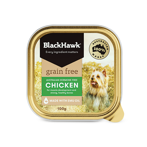 Black Hawk Grain Free Adult Chicken Wet Dog Food 100g