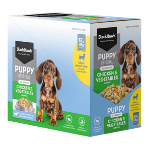 Black Hawk Puppy Chicken & Vegetables 85g