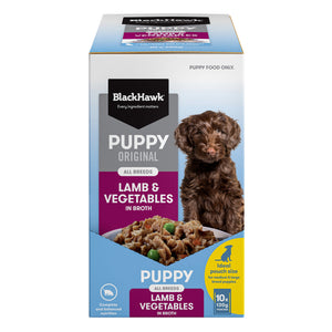 Black Hawk Puppy Lamb & Vegetables 130g