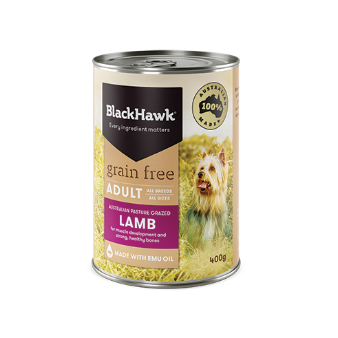 Black Hawk Grain Free Adult Lamb Wet Dog Food 400g
