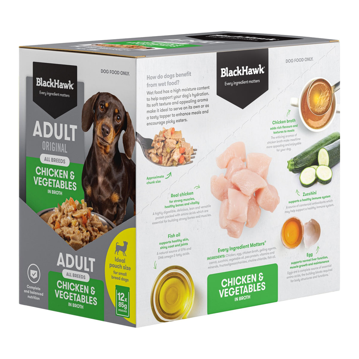 Black Hawk Original Adult Chicken & Veg 85g