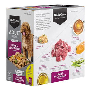 Black Hawk Original Adult Lamb & Vegetables 140g