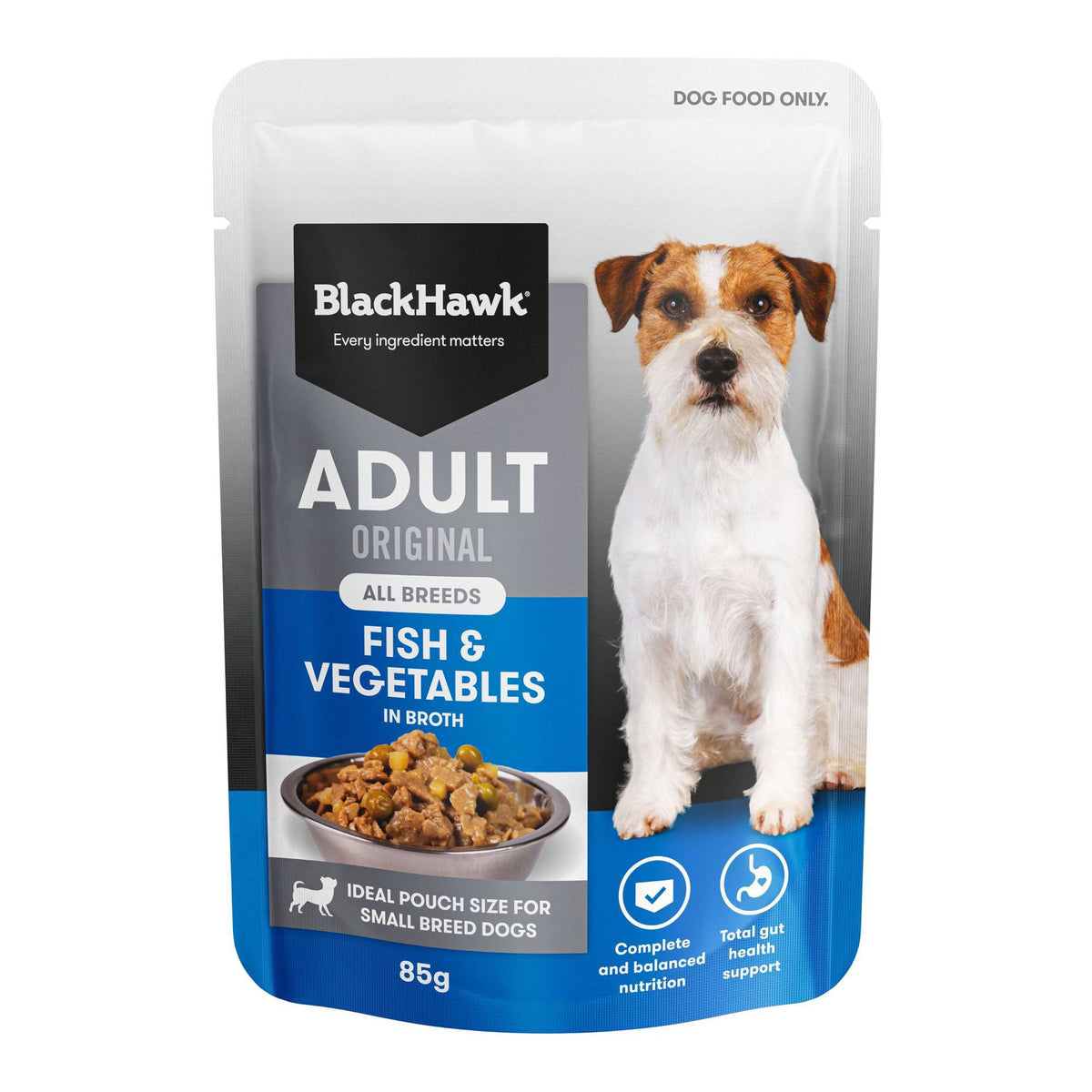 Black Hawk Original Adult Fish & Vegetables 85g