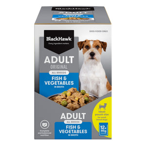 Black Hawk Original Adult Fish & Vegetables 85g