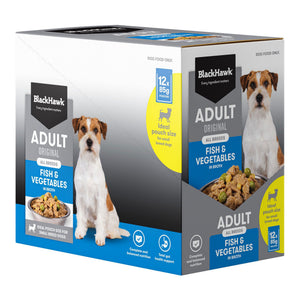 Black Hawk Original Adult Fish & Vegetables 85g